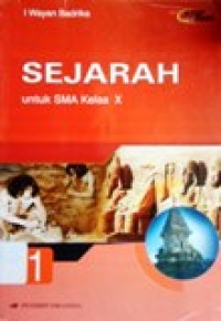 Image of Sejarah untuk SMA kelas X Jilid 1