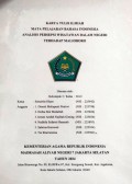 KTI : Mata Pelajaran Bahasa Indonesio Analisis Persepsi Wisatawan dalam Negeri Terhadap Malioboro