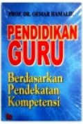 Pendidikan Guru, berdasarkan pendekatan kompetensi