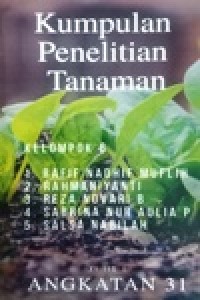 Image of Kumpulan Penelitian Tanaman
