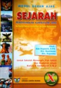 Image of Modul Bahan Ajar Sejarah untuk SMA dan MA kelas X Semester 1 dan 2