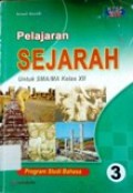 Pelajaran Sejarah 3 untuk SMA/MA kelas XII program studi bahasa